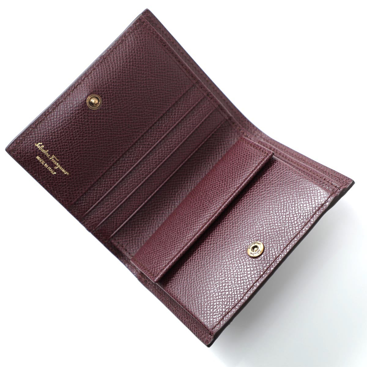 FERRAGAMO フェラガモ 2つ折り財布 小銭入れ付き レディース