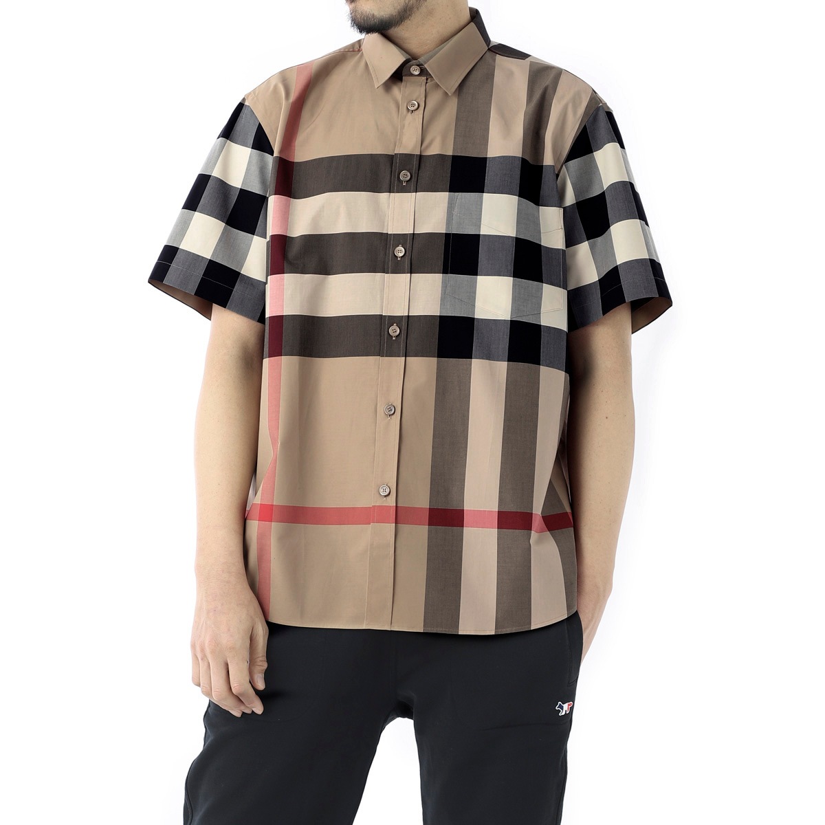 BURBERRY バーバリー SOMERTON メンズ シャツ アウトレット】BURBERRY バーバリー 半袖 シャツ/SOMERTON SS