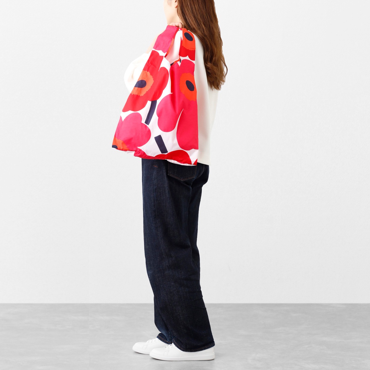 ネコポス対応(4点まで)』marimekko マリメッコ エコバッグ/UNIKKO