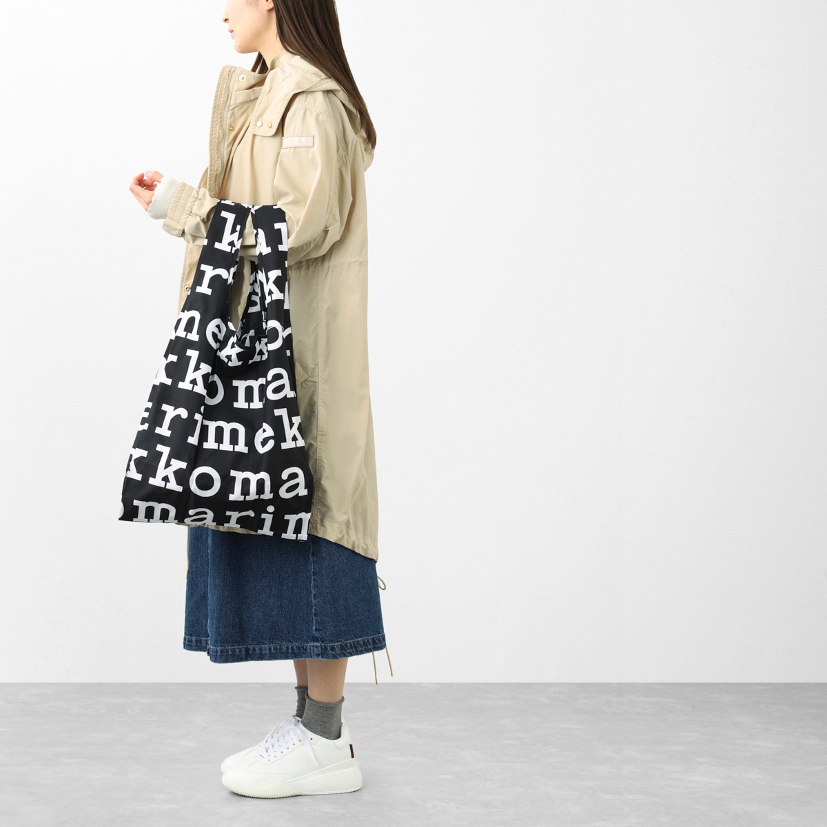 ネコポス対応(4点まで)』marimekko マリメッコ エコバッグ/MARILOGO 