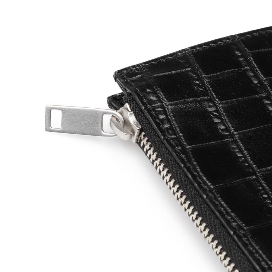 【アウトレット】SAINT LAURENT サンローラン カードケース/ZIP FRAGMENT CROCODILE CARD HOLDER メンズ