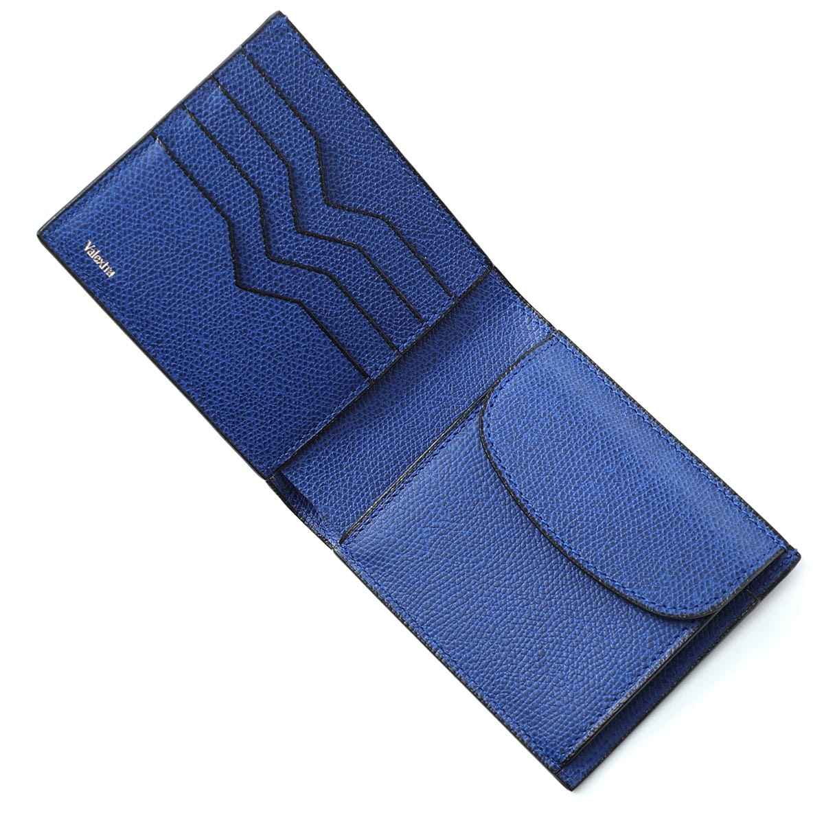 Valextra ヴァレクストラ 2つ折り財布 小銭入れ付き/V8L23 028