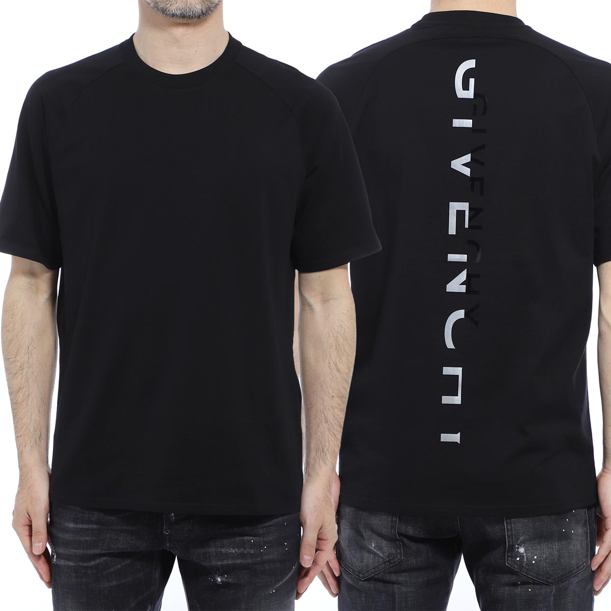 アウトレット ラスト1点 Givenchy ジバンシー クルーネックtシャツ Split Print Slim Fit T Shirt メンズ メンズ ブランド一覧 G Givenchy モダンブルー アウトレット ラスト1点 Givenchy ジバンシー クルーネックtシャツ Split Print Slim Fit T Shirt メンズ メンズ ブランド一覧 G Givenchy モダンブルー