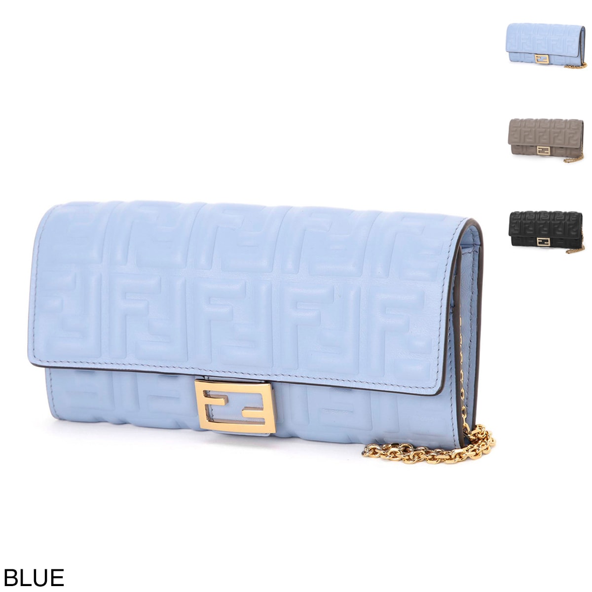 FENDI フェンディ 長財布 小銭入れ付き レディース