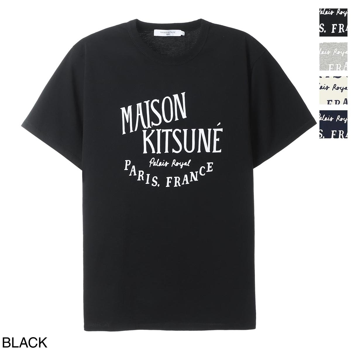 MAISON KITSUNE メゾンキツネ クルーネックTシャツ/TEE-SHIRT PALAIS ROYAL パレ ロワイヤル メンズ