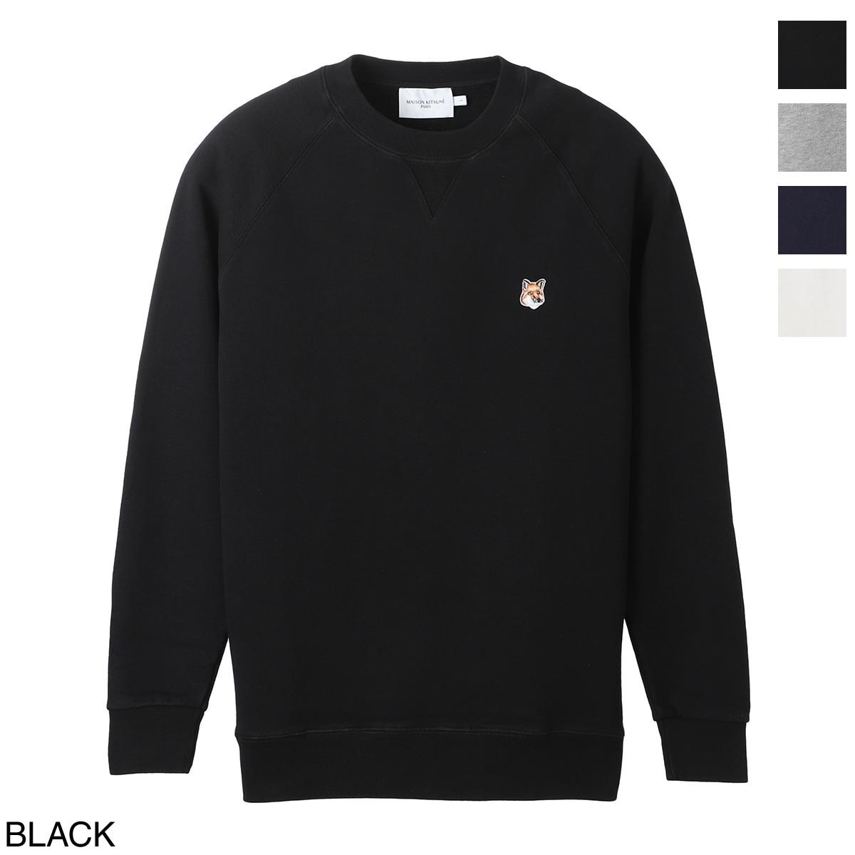 MAISON KITSUNE メゾンキツネ スウェットシャツ/ラグランスリーブ