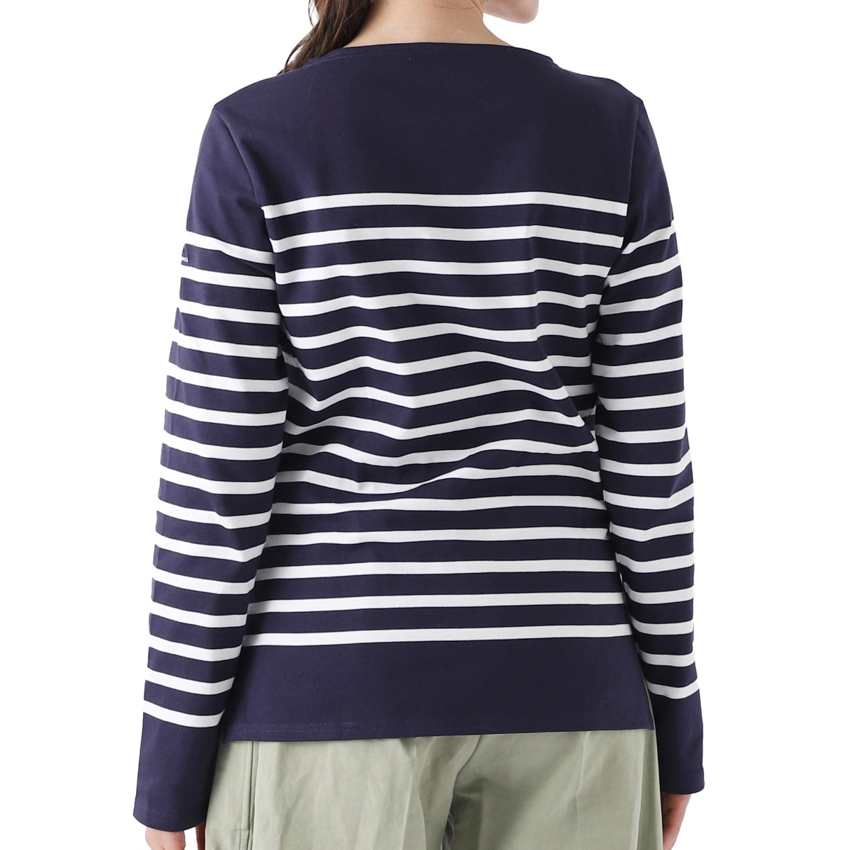 SAINT JAMES セントジェームス ボートネック 長袖Tシャツ/NAVAL