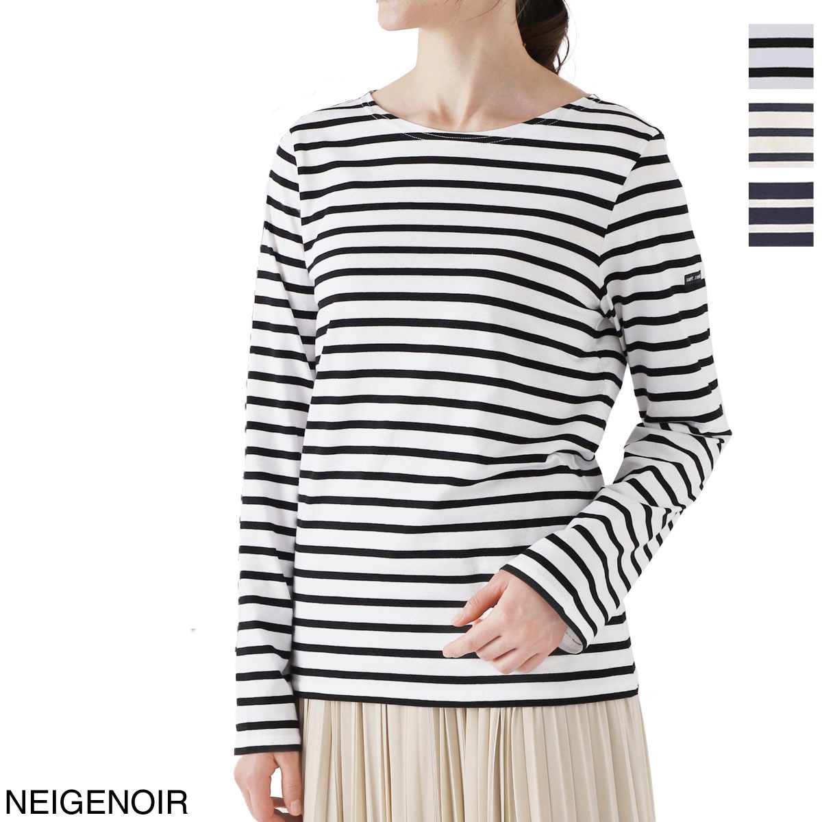 【ネコポス対応(1点まで)】SAINT JAMES セントジェームス 長袖カットソー/MINQUIERS MODERNE