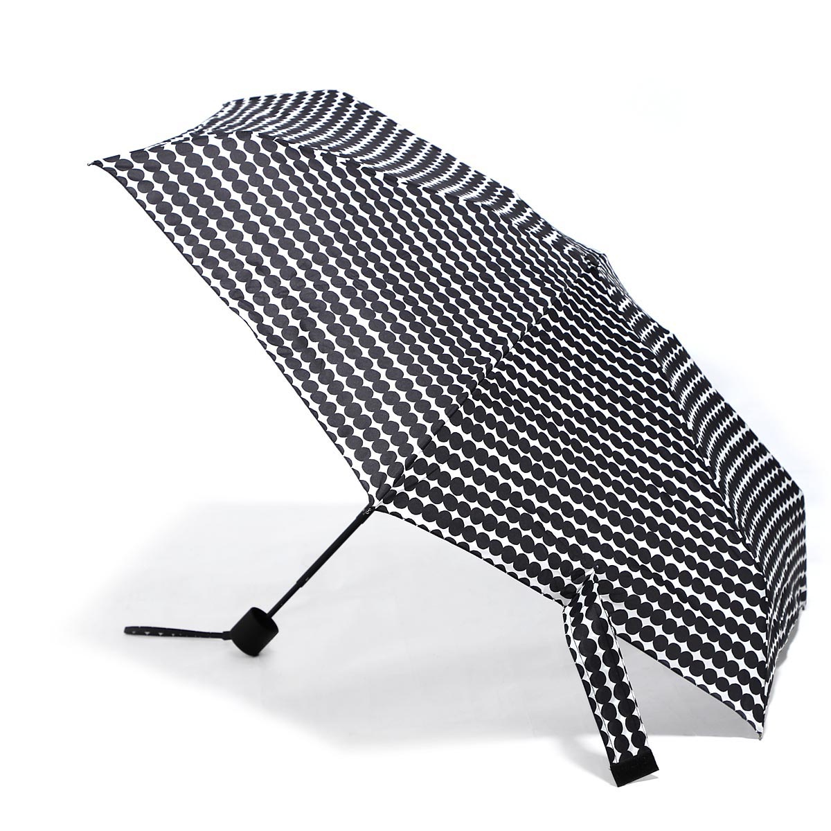 国内正規品 新品 marimekko ウニッコ 長傘 ブラック × イエロー marimekko マリメッコ 長傘 STICK UNIKKO（ウニッコ