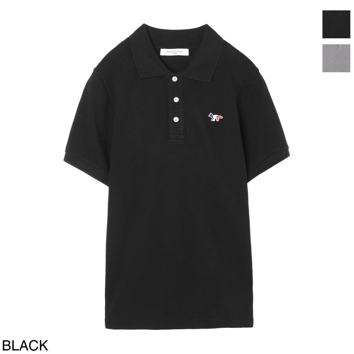 MAISON KITSUNE メゾンキツネ ポロシャツ/TRICOLOR FOX PATCH CLASSIC POLO メンズ