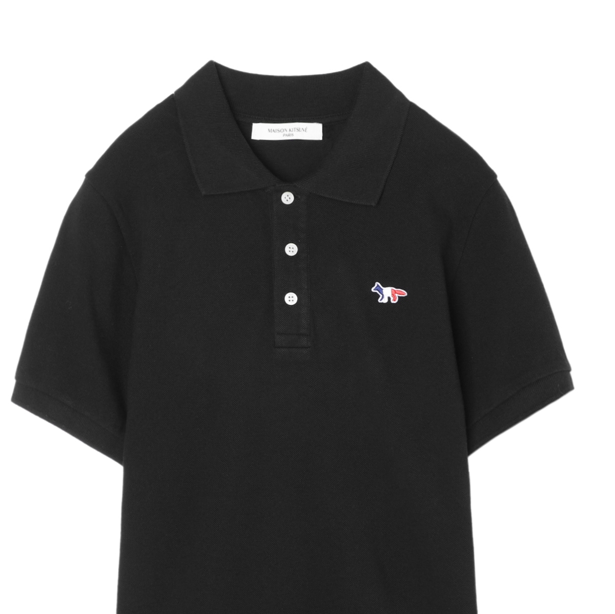 Maison Kitsune Logo Polo★メゾンキツネ ロゴ ポロシャツ MAISON KITSUNE メゾンキツネ ポロシャツ/TRICOLOR FOX PATCH