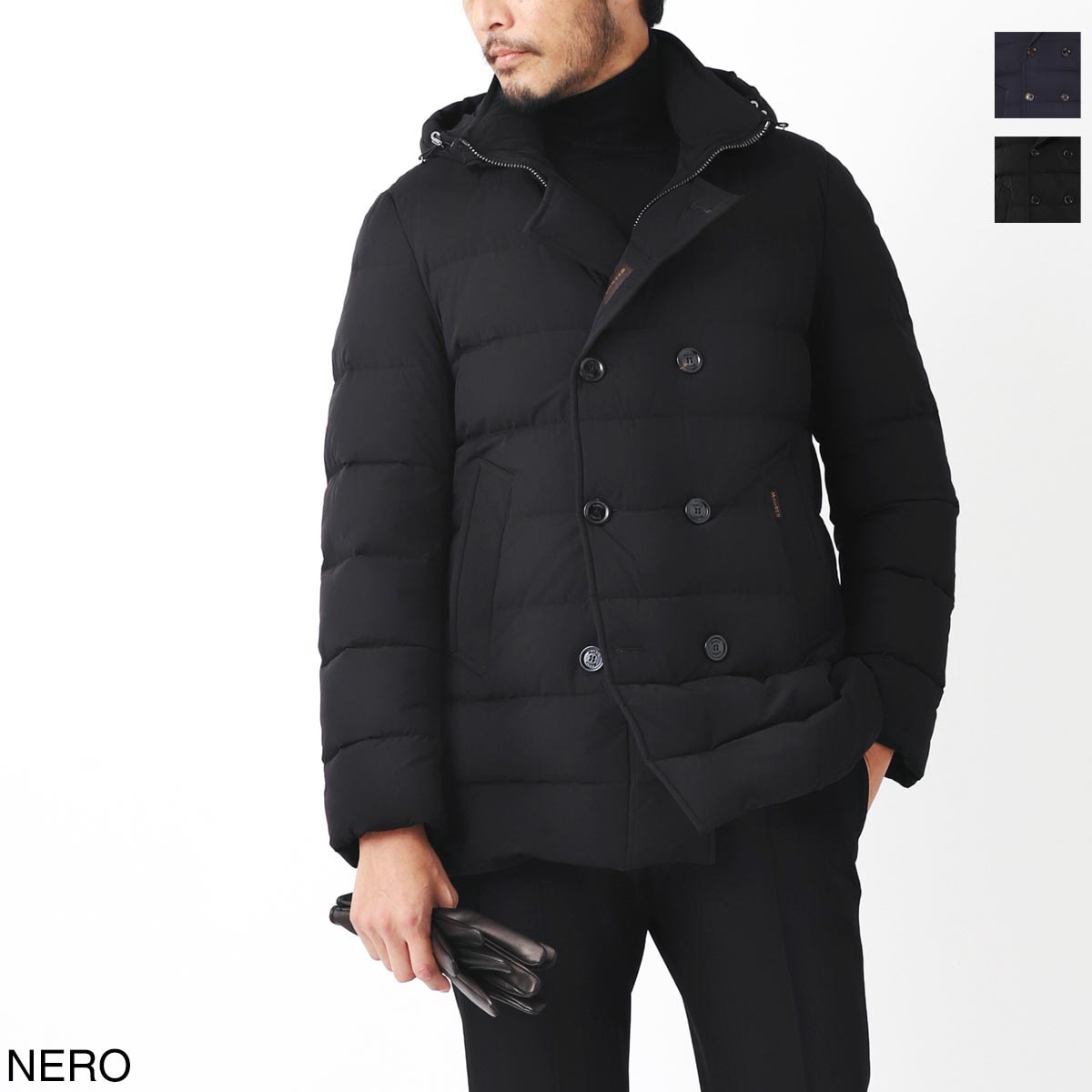 MOORER ムーレー ダウン ピーコート/FLORIO-KN1【大きいサイズあり】 メンズ