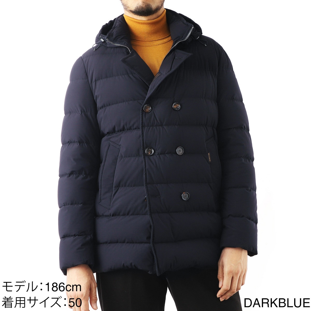 MOORER ムーレー ダウン ピーコート/FLORIO-KN1【大きいサイズあり】 メンズ