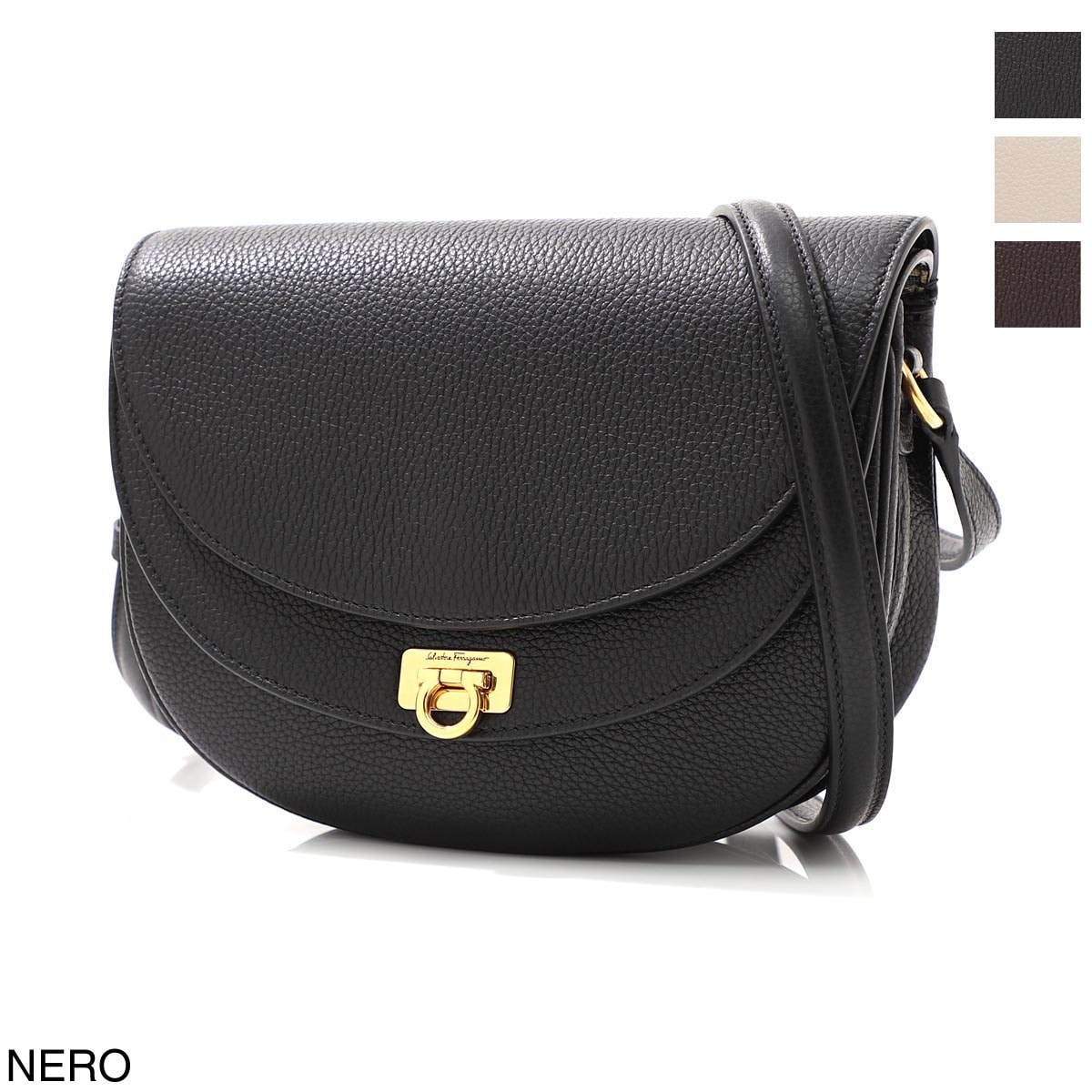 FERRAGAMO (Salvatore Ferragamo) フェラガモ ショルダーバッグ/TRAVELFL CALF レディース