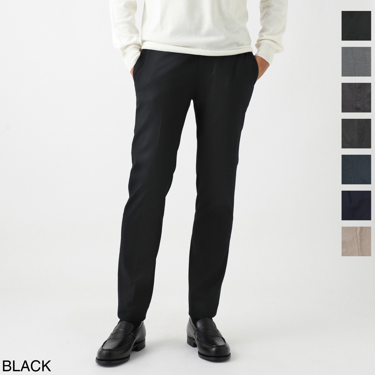 PT TORINO ピーティートリノ ノープリーツ スラックス/ウールパンツ/BUSINESS SUPER SLIM FIT【大きいサイズあり】 メンズ