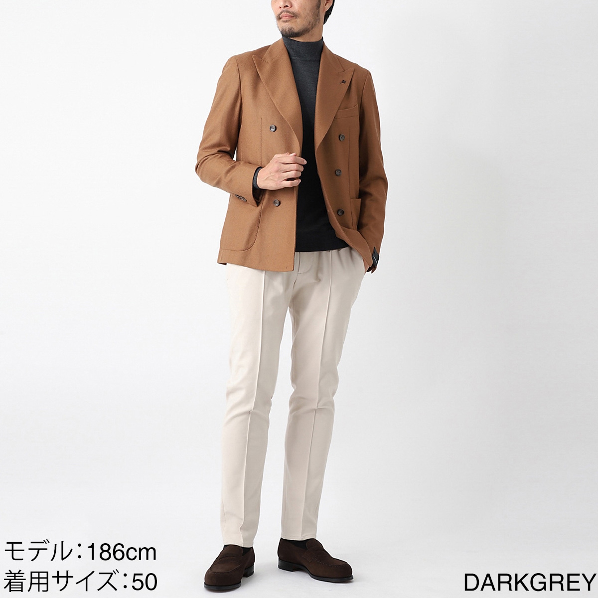 Gran Sasso グランサッソ モックネック ニット/LUPPETTO M/L【大きいサイズあり】 メンズ