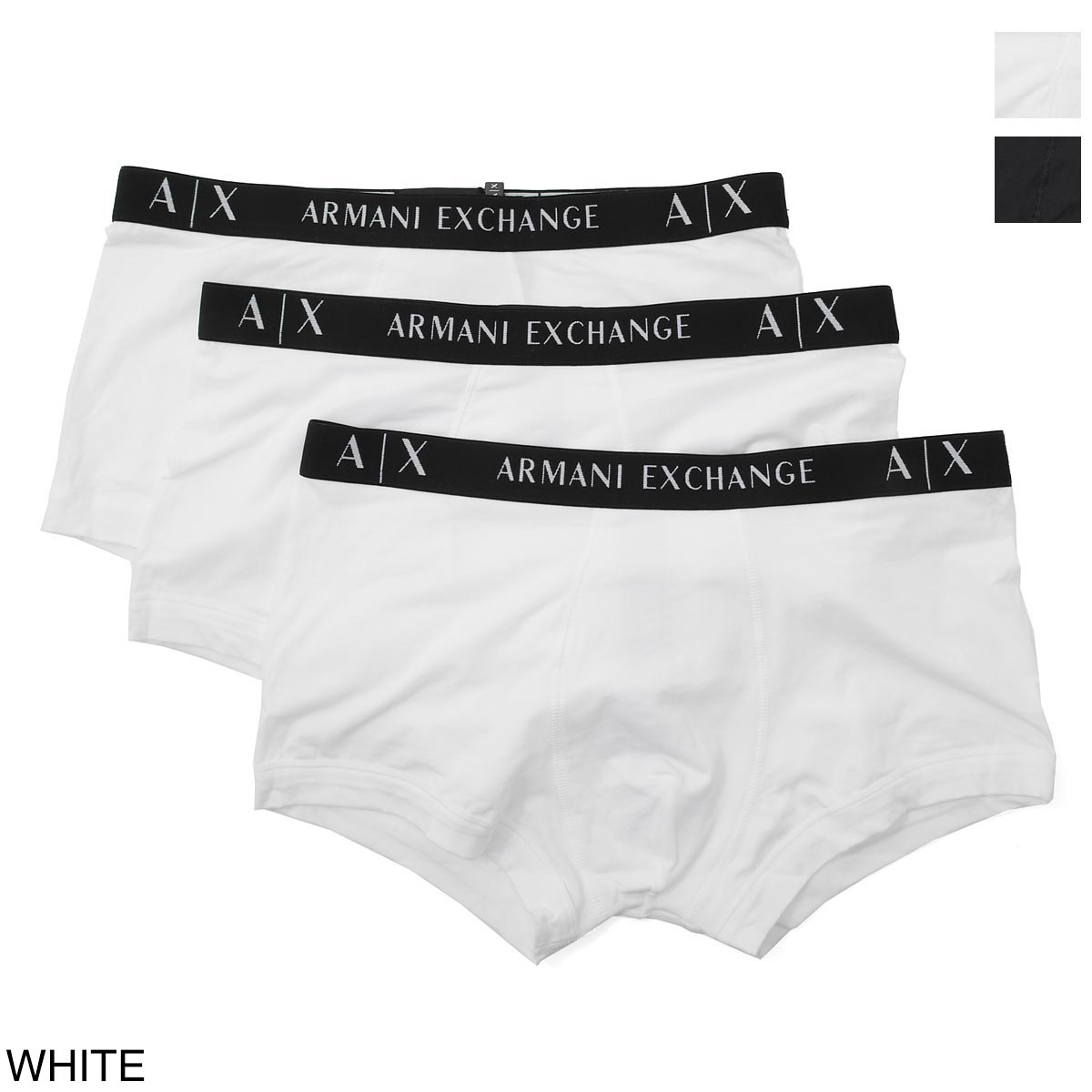 【決算SALE】【アウトレット】ARMANI EXCHANGE アルマーニエクスチェンジ ボクサーパンツ/STRETCH VOTTON TRUNK 3X【返品交換不可】 メンズ