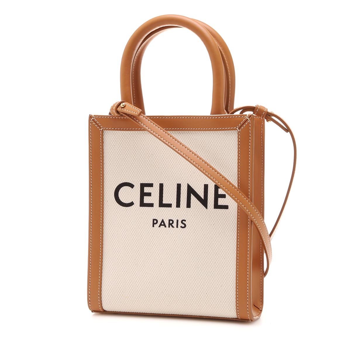 セリーヌ　カタログ セリーヌ CELINE SMALL CABAS テキスタイルトートバッグ 19916