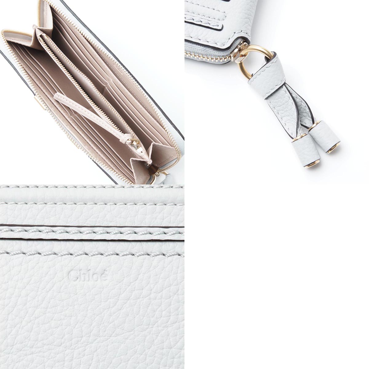 Chloe クロエ ラウンドファスナー 長財布 小銭入れ付き/MARCIE マーシー レディース