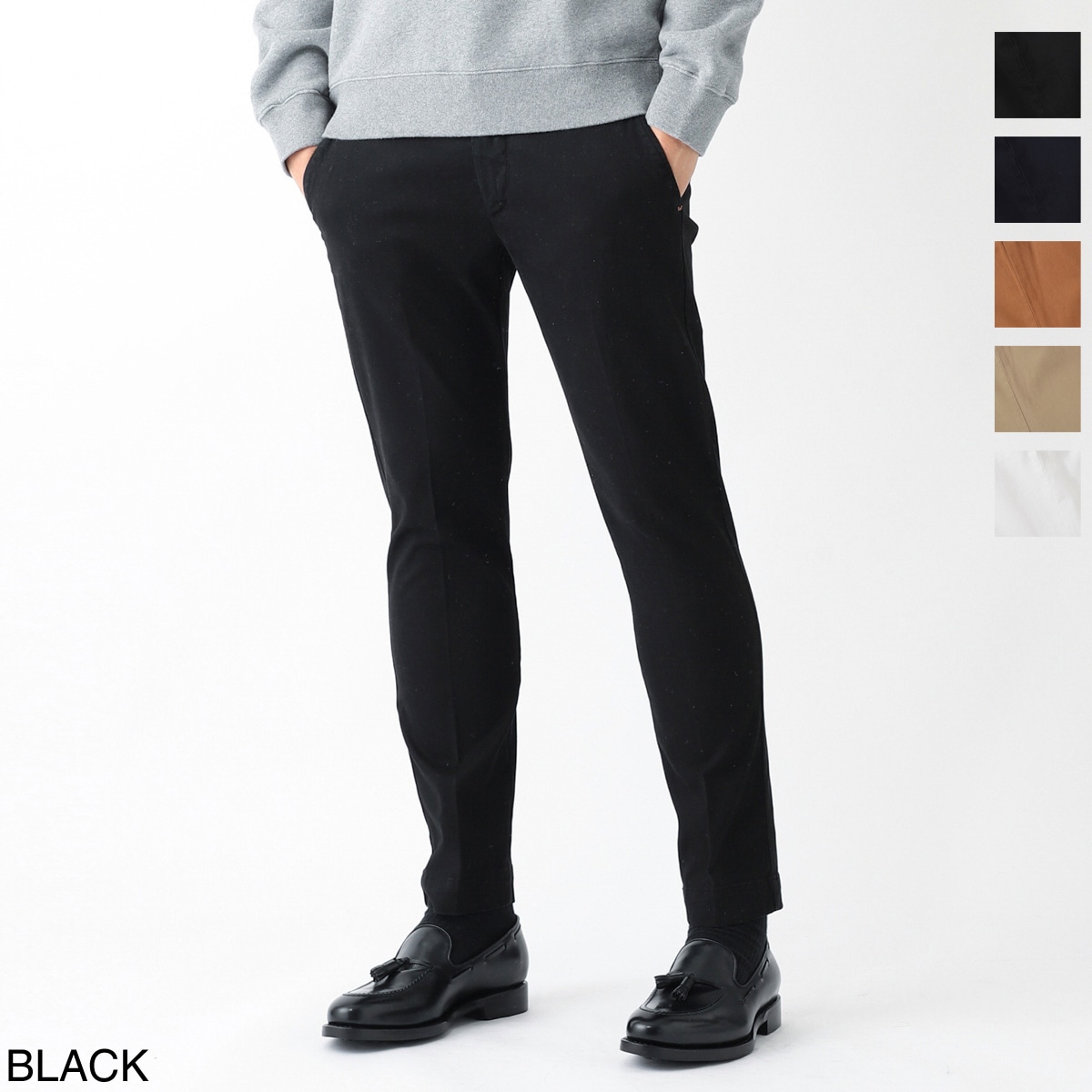 entre amis アントレアミ ジップフライパンツ/コットンパンツ/TK AMERICA SLIM メンズ