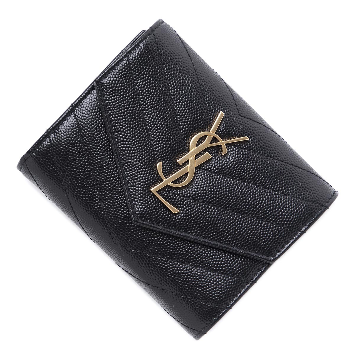 ♦Saint Laurent♦モノグラム レディース三つ折り財布 3つ折り財布 小銭入れ付き/MONOGRAM SAINT LAURENT モノグラム
