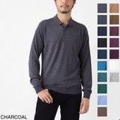 JOHN SMEDLEY  長袖ポロ  【新品】 JOHN SMEDLEY ジョンスメドレー 長袖 ポロシャツ/BELPER エクストラ