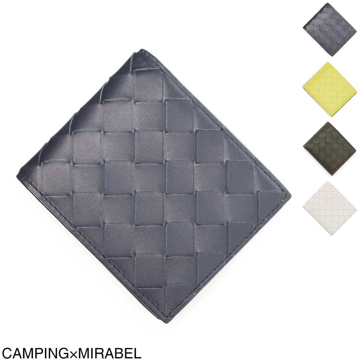 BOTTEGA VENETA ボッテガヴェネタ 2つ折り財布 小銭入れ付き/VN メンズ