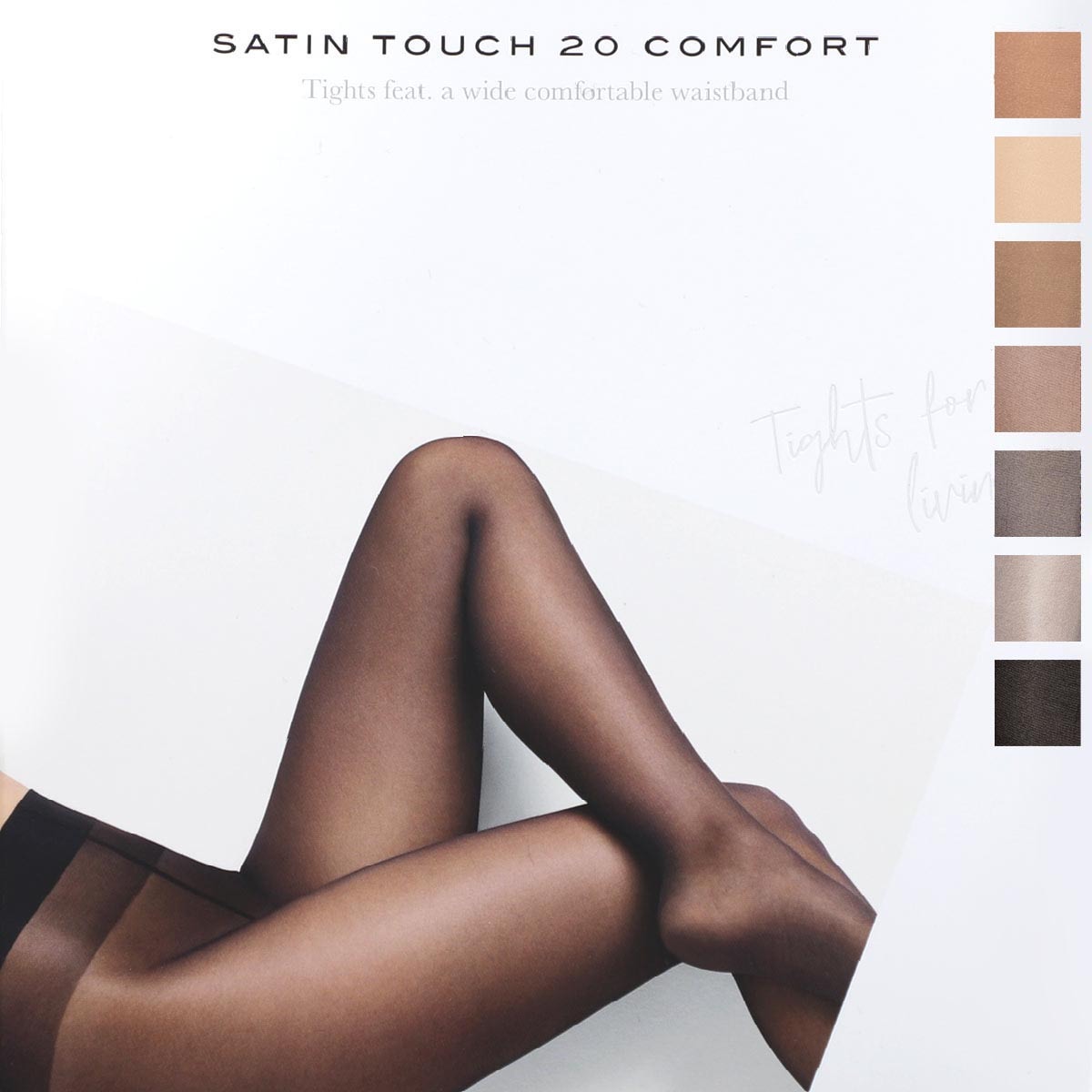 【ネコポス対応(1点まで)】Wolford ウォルフォード パンティストッキング/SATIN TOUCH 20 COMFORT サテンタッチ20デニール レディース