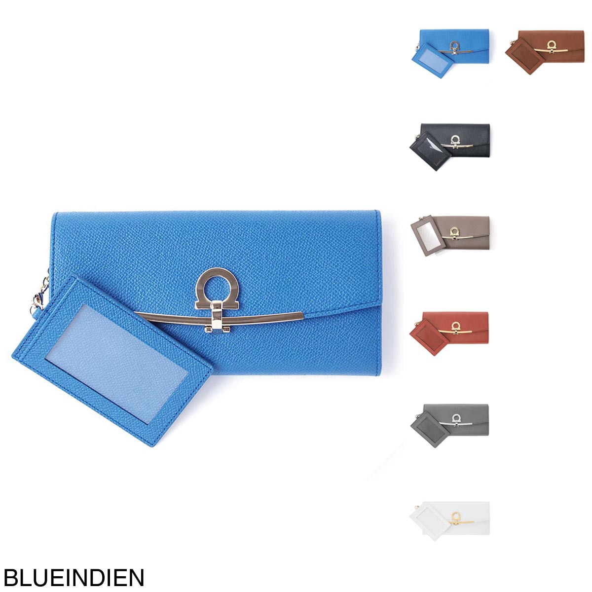 Salvatore Ferragamo 水色 長財布 Salvatore Ferragamo（財布 ・ ブルー・ネイビー/青色系）の