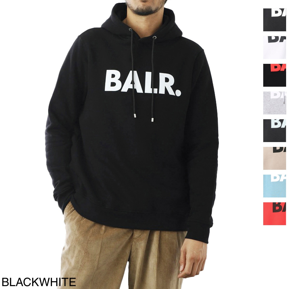 【アウトレット】BALR. ボーラー パーカ/BRAND HOODIE ATHLETIC FIT ブランド フーディ アスレチック フィット メンズ