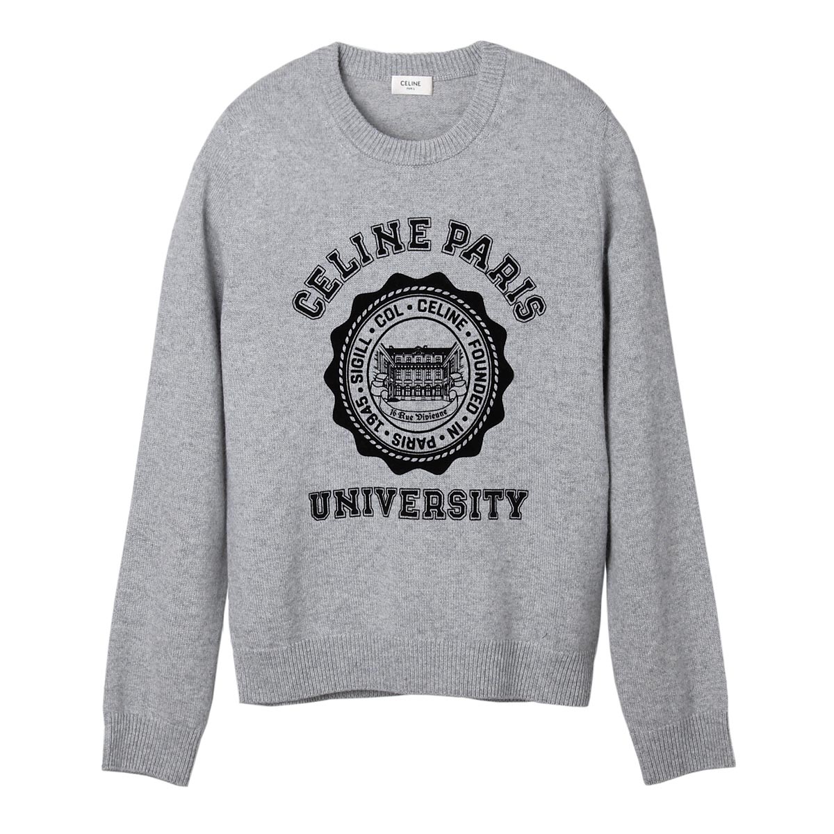 CELINE セリーヌ セーター/CREW NECK SWEATER IN FLOCKED CASHMERE メンズ