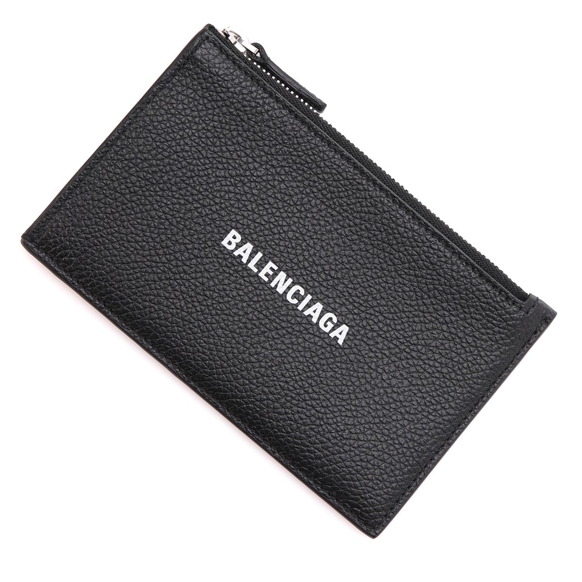 極美品⭐️BALENCIAGA バレンシアガ キャッシュミニ 財布 ブラック ロゴ バレンシアガ キャッシュ ミニウォレット ブラック レザー ユニ
