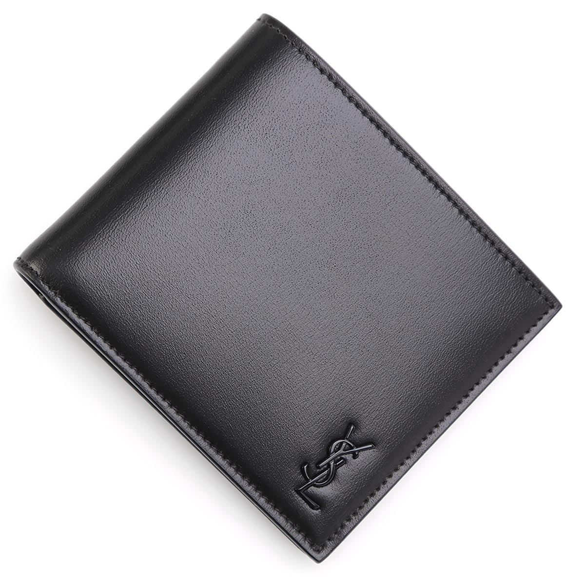 SAINT LAURENT サンローラン 2つ折り財布/TINY MONOGRAM EAST/WEST WALLET メンズ