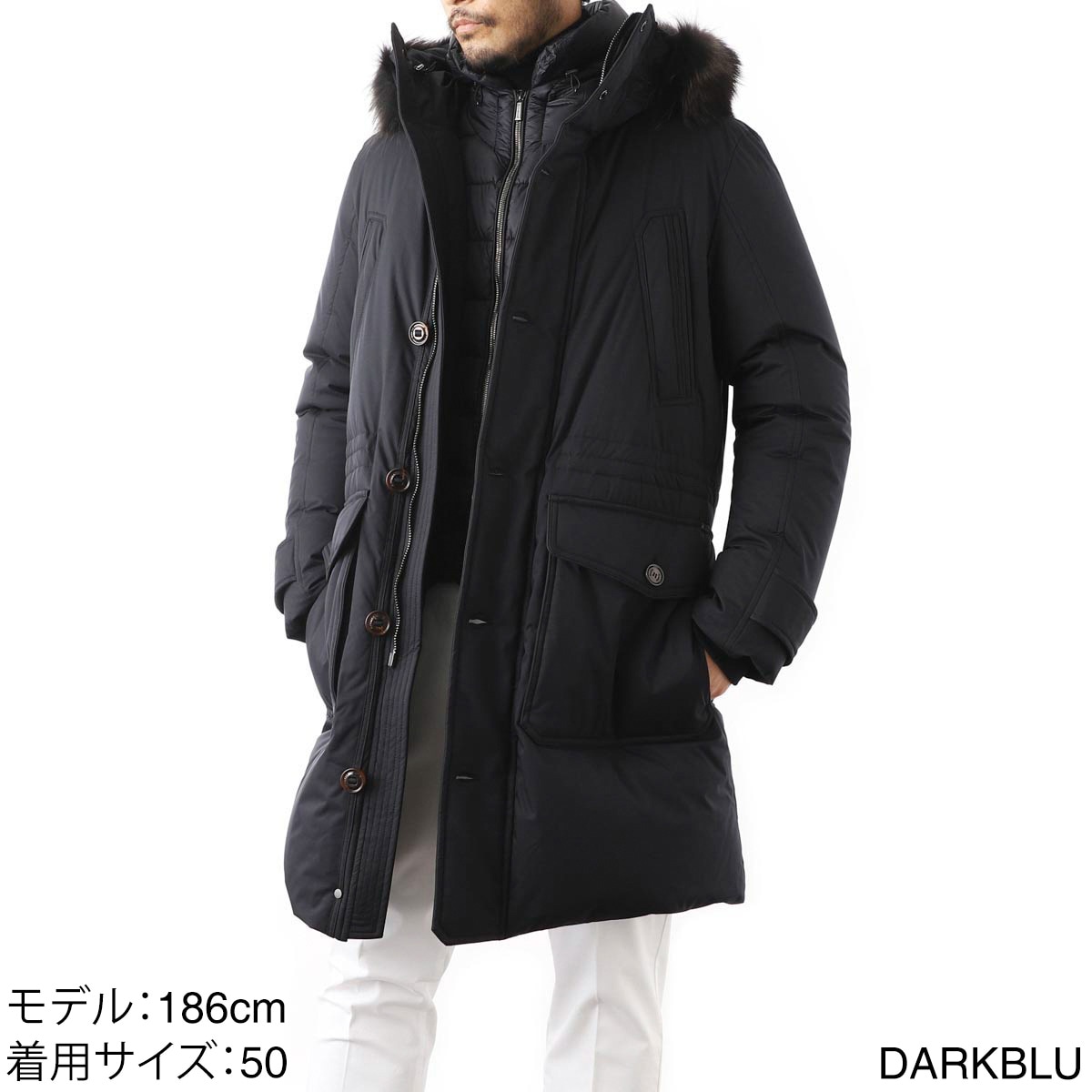希少モデル】ADRER ダウンジャケット ロングダウンコート ベルト 肉厚