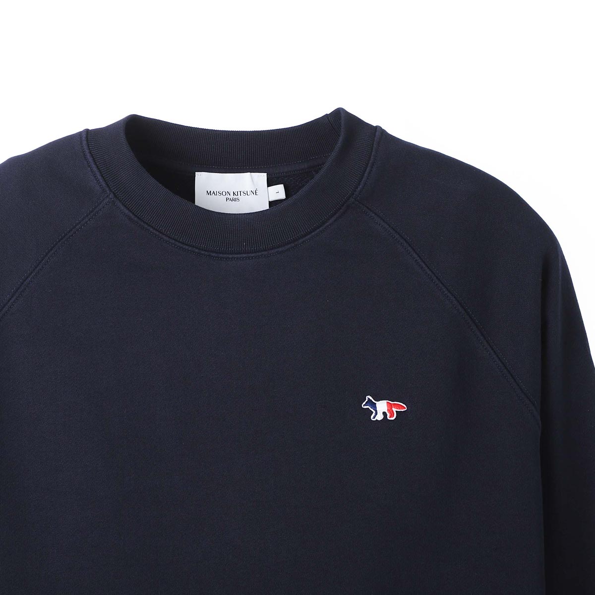 MAISON KITSUNE メゾンキツネ スウェット/プルオーバー ラグランスリーブ/SWEATSHIRT TRICOLOR FOX PATCH メンズ