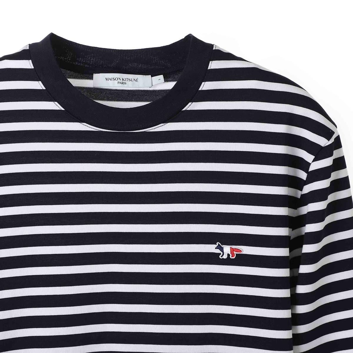 MAISON KITSUNE メゾンキツネ クルーネック 長袖Tシャツ/TRICOLOR FOX