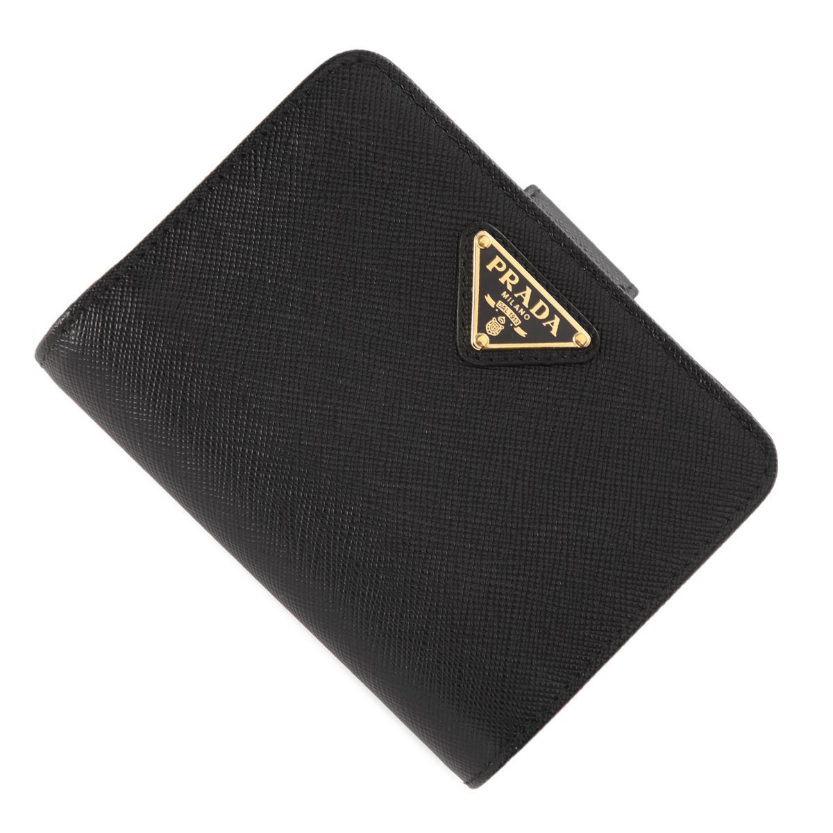 PRADA プラダ 2つ折り財布 小銭入れ付き/SAFFIANO TRIANGLE レディース 
