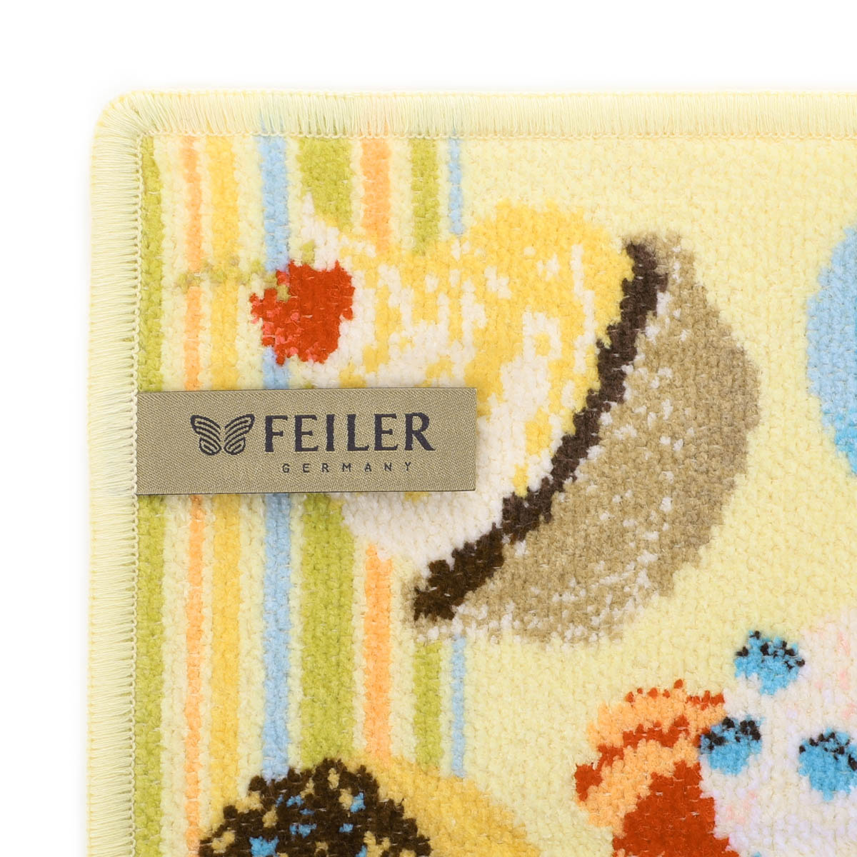 『ネコポス対応(6点まで)』FEILER フェイラー ハンカチ/ミニタオル/25cm×25cm レディース