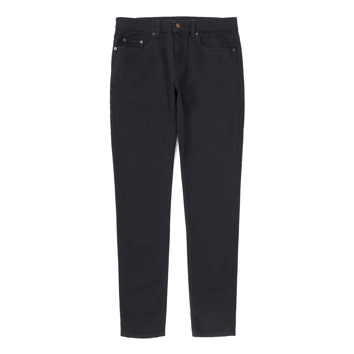 【アウトレット】SAINT LAURENT サンローラン ジップフライ ジーンズ/SKINNY-FIT JEANS IN WORN BLACK STRETCH DENIM【大きいサイズあり】 メンズ