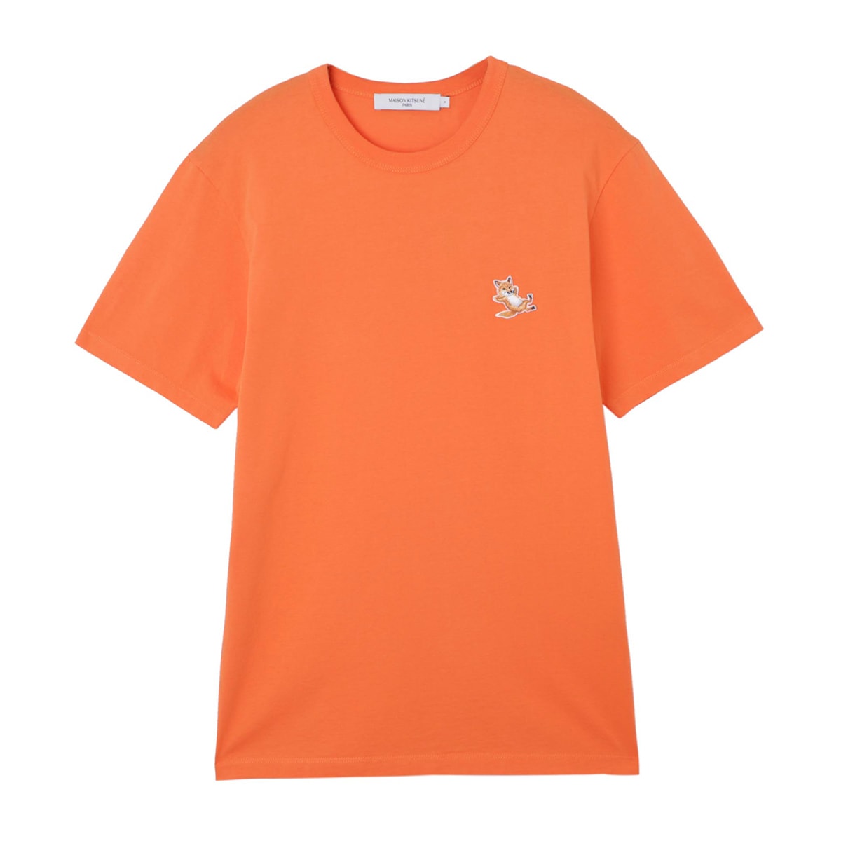 【国内発送】Maison kitsune ロゴ刺繍クルーネックTシャツ Amazon.co.jp: (メゾンキツネ) MAISON KITSUNE クルーネックT