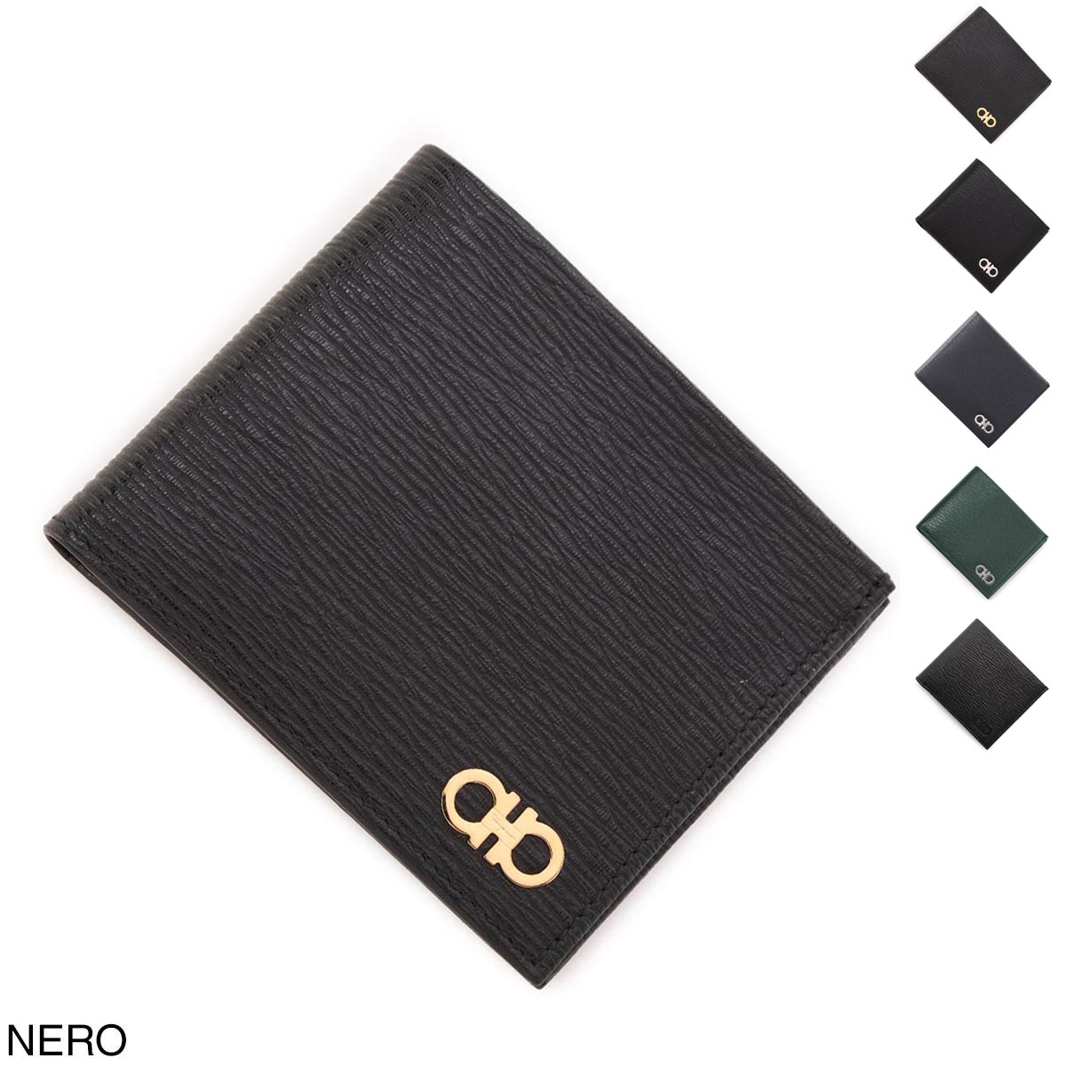 FERRAGAMO フェラガモ 2つ折り財布 メンズ