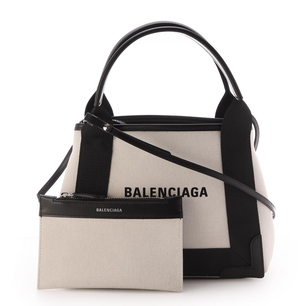 BALENCIAGA バレンシアガ トートバッグ 2WAY/NAVY CABAS XS ネイビー カバ レディース