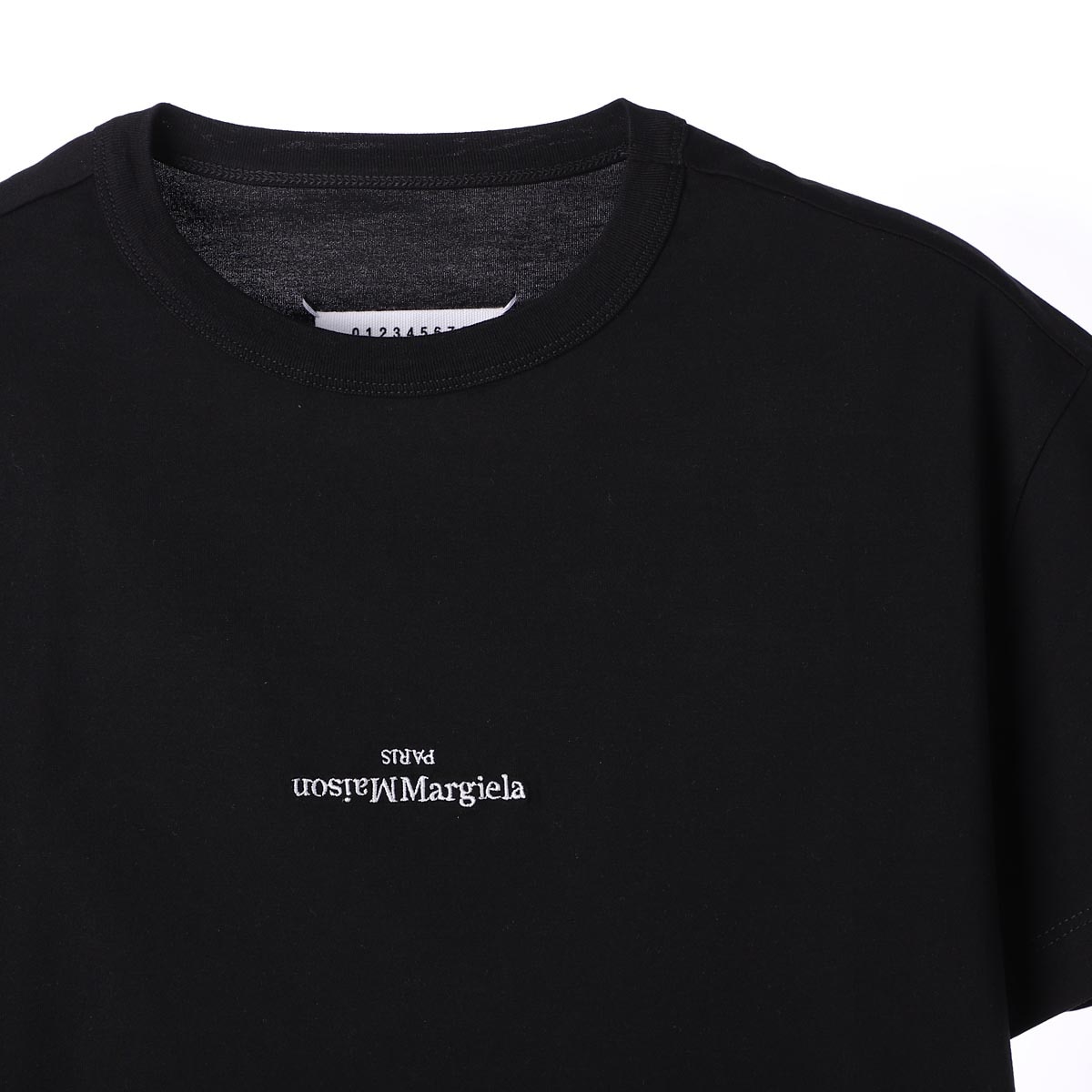 【アウトレット】Maison Margiela メゾンマルジェラ クルーネック Tシャツ/DISTORTED LOGO T-SHIRT メンズ