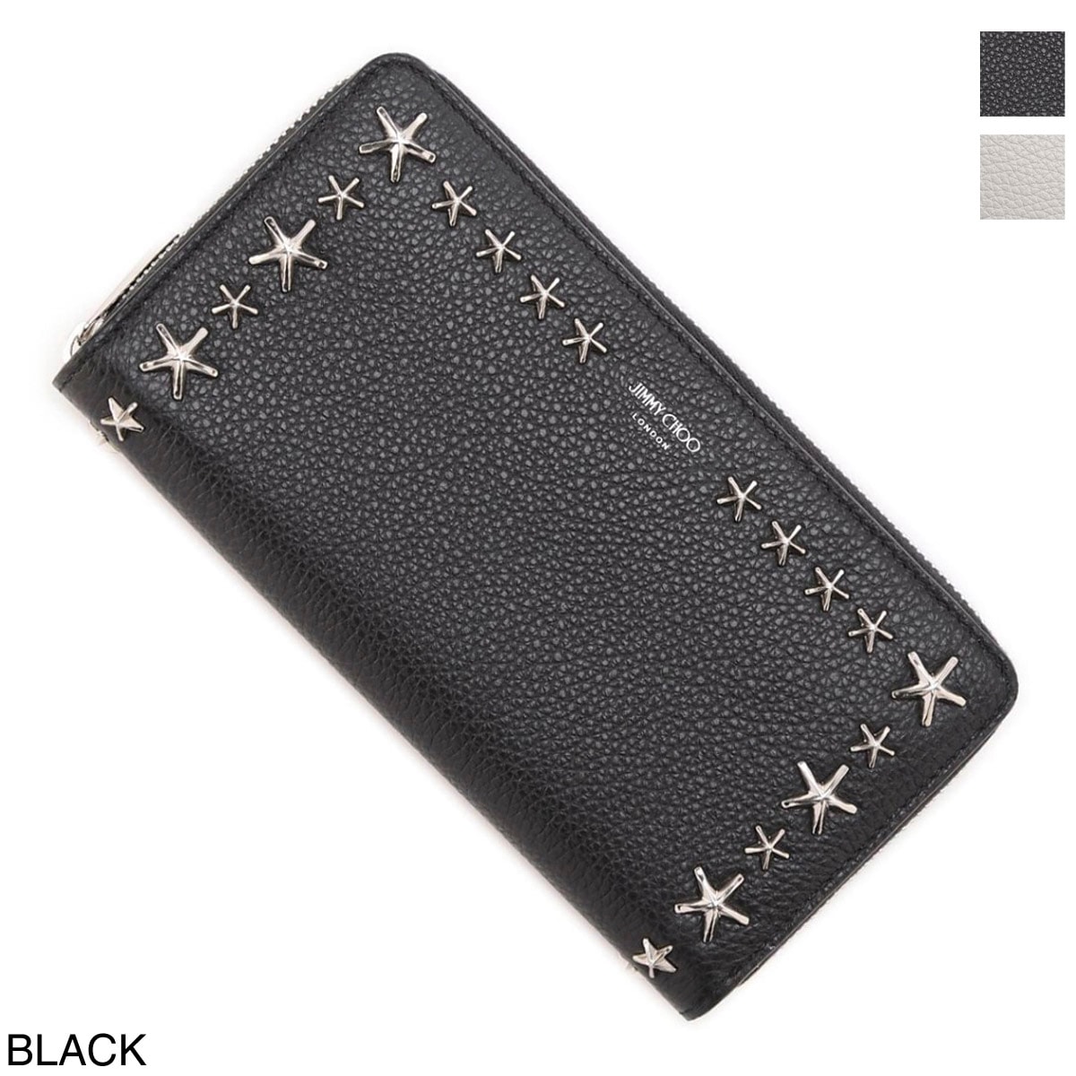 JIMMY CHOO ジミーチュウ ラウンドファスナー 長財布 小銭入れ付き/PIPPA レディース