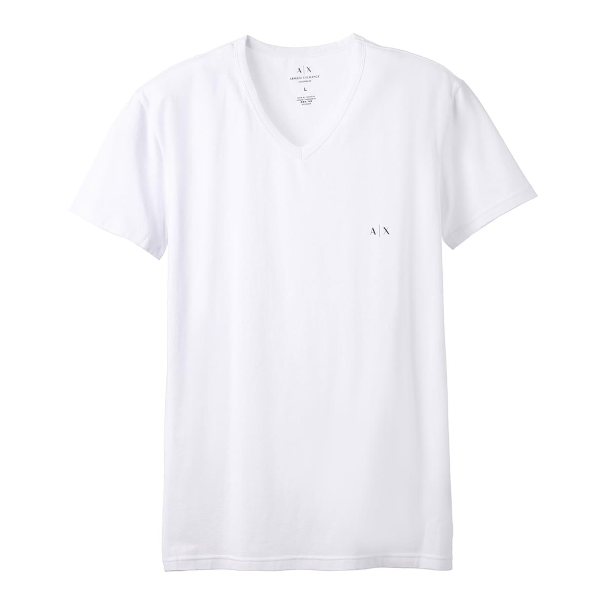 ARMANI EXCHANGE アルマーニエクスチェンジ Vネック アンダーTシャツ 2枚セット【返品交換不可】 メンズ