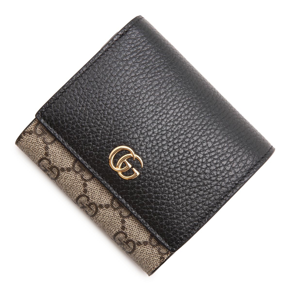 GUCCI グッチ 2つ折り財布 小銭入れ付き/PETITE MARMONT プチ マーモント レディース