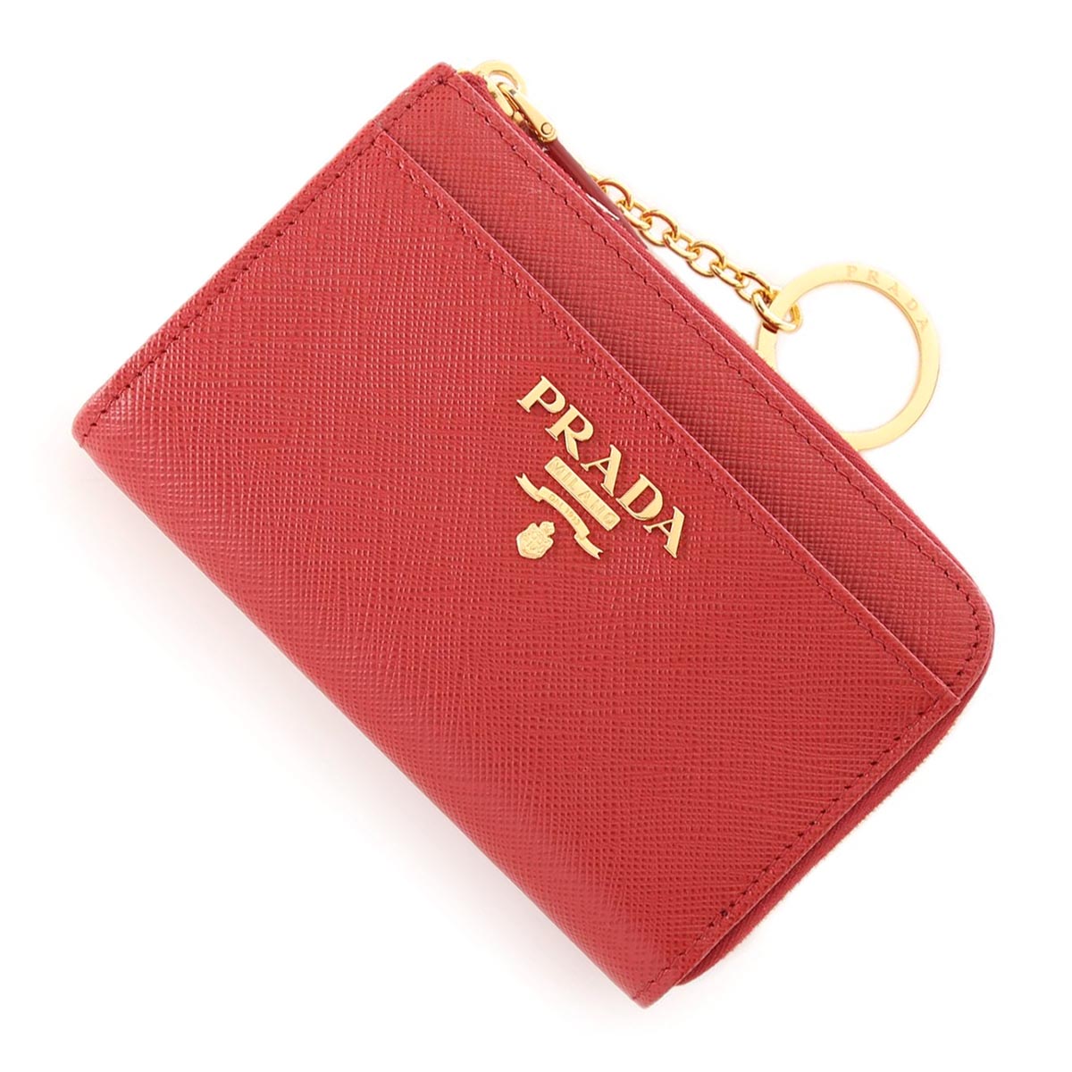【PRADA】 プラダ SAFFIANO キーケース プラダ PRADA SAFFIANO TRIANGOLO 4連キーケース キーリング付き