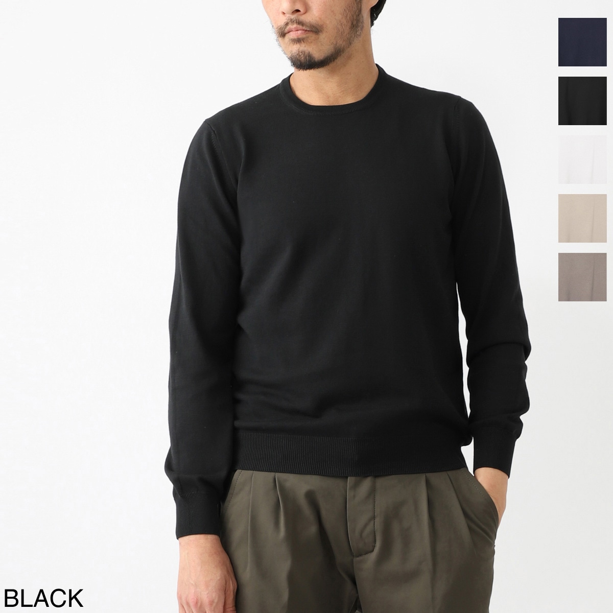 Gran Sasso グランサッソ ジップアップニットカーディガン/ドライバー