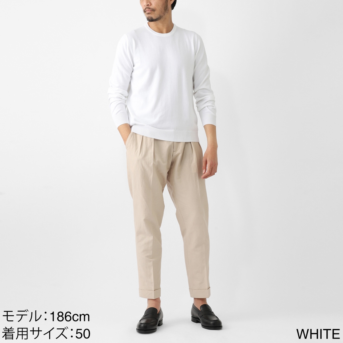 アウトレット】Gran Sasso グランサッソ クルーネック セーター