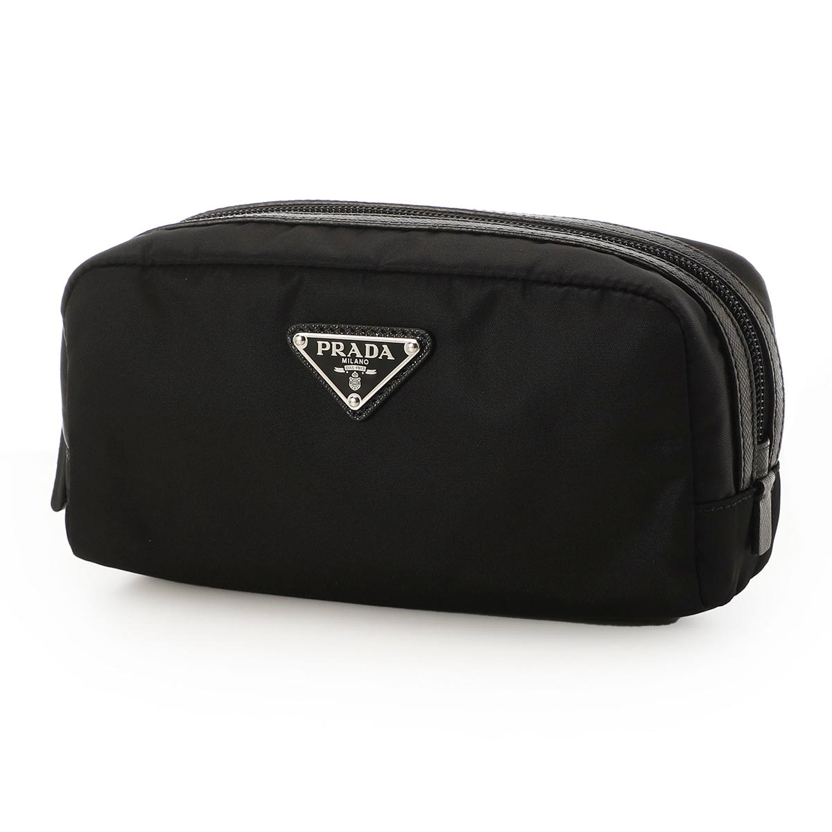 【保存袋・南京錠付】 プラダ キャリーケース 2室 スーツケース 三角ロゴ 美品】PRADA プラダ キャリーケース 三角ロゴ ナイロン 黒